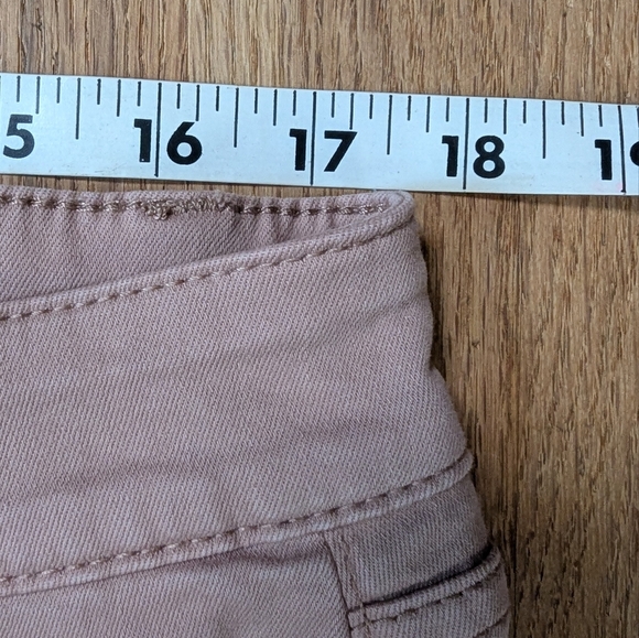 🌸 White House Black Market Skinny Ankle Jeans 🌸 High-Rise Mauve Blush Size 14 - Picture 6 of 13